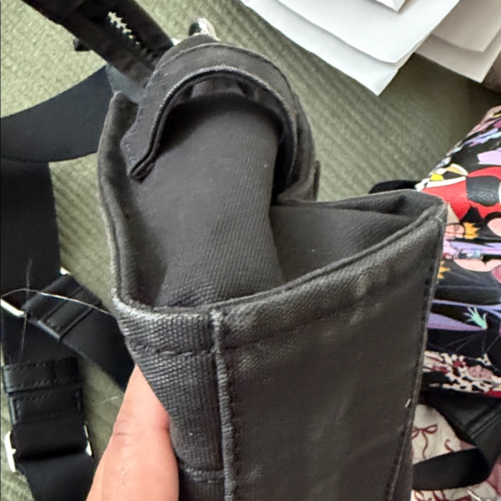 Marc Jacobs Black Canvas 'The Tote Bag' Mini Crossbody - Picture 11 of 12